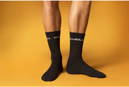 O'Neill Sportsokken unisex 3-pack - maat 35-38 Zwart