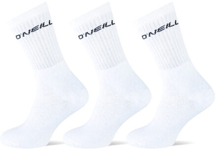 O'Neill Sportsokken unisex 3-pack - maat 39-42 Wit