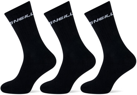 O'Neill Sportsokken unisex 3-pack - maat 43-46 Zwart