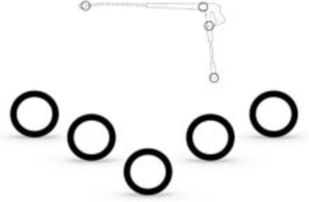 O-Ring O-Ring Gummiring Van Pack Druk Afdichting Seals 10X28809900 Reserve