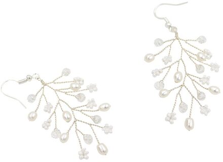 O364-3 Real Zoetwater Parel Bruids Bruiloft Oorbel Bruiloft Haarstukje Haaraccessoires Voor Vrouw