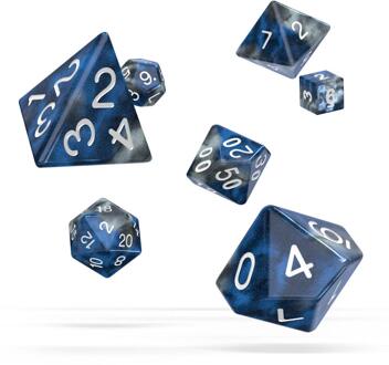 Oakie Doakie Dice RPG Set Gemidice - Liquid Steel