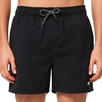 Oakley Beach Volley 16" Zwemshort Heren zwart - M