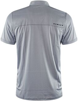 Oakley Collared lichtgrijs heren Offset Urban Golf poloshirt 433689 02E