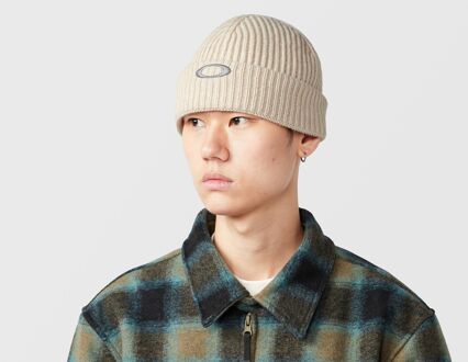Oakley Ellipse Ribbed Beanie, beige - One Size
