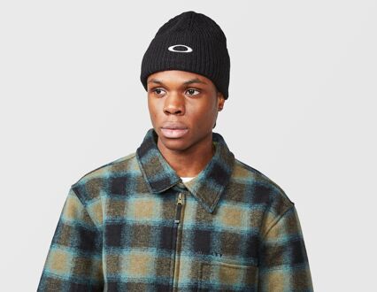 Oakley Ellipse Ribbed Beanie, zwart - One Size