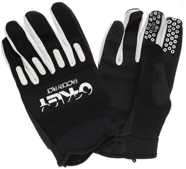 Oakley Factory Wielrennen Sport Zwart Wit Heren Handschoenen 94048 001 - XS