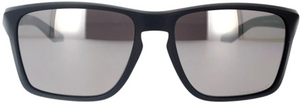 Oakley Gepolariseerde zonnebril met hoge wraparound-stijl Oakley , Black , Heren - 60 MM
