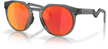 Oakley Hstn Zonnebril Dark Amber/Light Curry Oakley , Brown , Heren - 52 MM