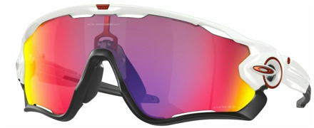 Oakley Jawbreaker - Sportbril - Polished White / Prizm Road