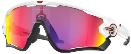 Oakley Jawbreaker - Sportbril - Polished White / Prizm Road