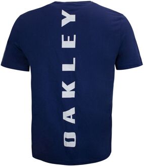 Oakley Korte Mouw Crew Neck Heren Navy Blauw Ellipse Star T-shirt 457356 609
