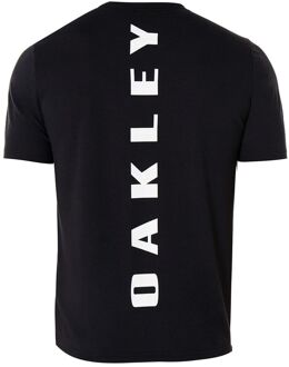 Oakley Korte Mouw Crew Neck Zwart Heren Ellipse T-Shirt 457356 02E