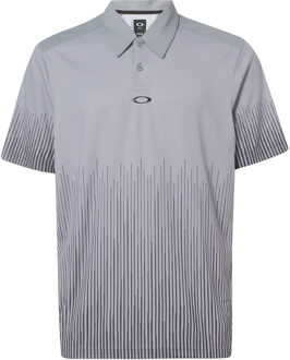 Oakley Korte Mouw Heren Staalgrijs Golf Uniform Poloshirt 434408 29B - maat Donkergrijs