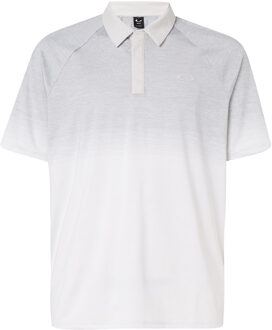 Oakley Korte Mouw Wit Grijs Heren Four Jack Gradient Poloshirt 434315 26C - maat