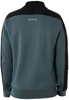 Oakley Lange Mouw Zip Up Colorblock Heren Track Jacket 472424 02E Zwart