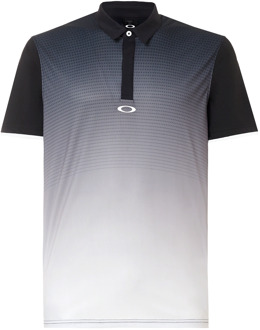 Oakley Premium Poliammide Gradient Heren Golf Poloshirt 434220 02E - maat Zwart