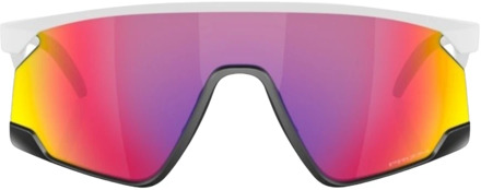 Oakley Prizm Road Wrap Zonnebril Oakley , White , Unisex - 39 MM