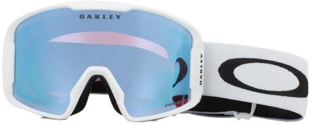 Oakley Ski Goggles Line Miner OO7070-73 Matte Wit Prizm Snow Sapphire Iridium - One Size