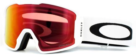 Oakley  Snow Goggle Line Miner Prizm Matte White Prizm Snow Torch Iridium