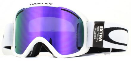 Oakley Sportbrillenshop - 2Oakley O-Frame 2.0 Pro XL Matte White / Violet Iridium & Persimmon - OO7112-03