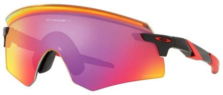 Oakley Sportieve Encoder Zonnebril Prizm Road Oakley , Black , Heren - 36 MM