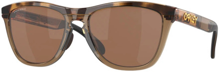 Oakley Sportieve zonnebril met lichte monturen en gepolariseerde lenzen Oakley , Brown , Heren - 55 MM