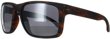 Oakley Square Mens Matt Brown Tortoise Prizm Zwarte zonnebril Bruin - One Size