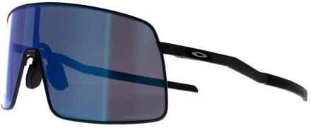 Oakley Sutro TI OO6013-04 satin lead prizm sapphire zonnebril Grijs