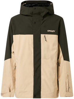 Oakley TNP TBT Shell Ski/Snowboardjas Heren L Groen dessin