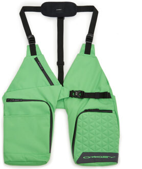 Oakley Verstelbare Riemen Logo Body Bag Heren Lasergroen Vest Tas 921603 73E - maat One Size