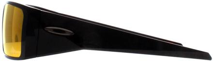 Oakley Wrap Unisex Gepolijst Zwart Prizm Ruby Heliostat - maat