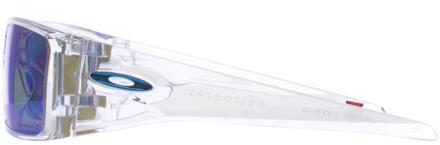 Oakley Wrap Unisex Helder Prizm Saffier Gepolariseerd Heliostaat Blauw