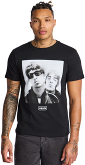 Oasis T-shirts Heren - Zwart - Maat M - Katoen Jersey Black