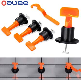 Oauee 50Pc Niveau Wiggen Tegel Spacers Voor Vloeren Wandtegel Spacer Carrelage Tegel Leveling Systeem Leveler Locator Spacers Tang
