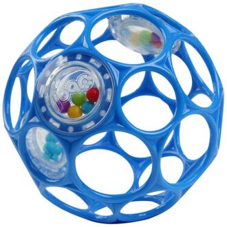 Oball Rammelaar 10 cm - Blauw Multikleur