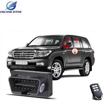 OBD Module Window Closer+ Mirror Auto Fold+ Speed lock For Toyota Land Cruiser 200 LC 200 FJ200 2008-2015 Accessories