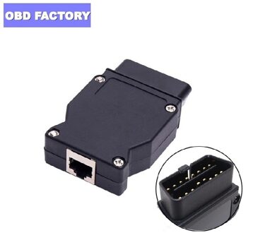 Obd Plug Adapter Voor Bmw Enet Ethernet Esys Icom Codering Voor Bmw Auto Connector Diagnostic Tool OBD2 16Pin Voor Bmw connector