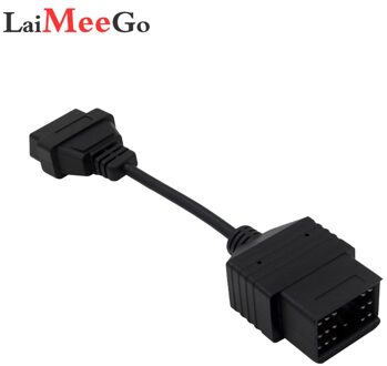 OBD1 Voor Toyota 17Pin Om OBD2 16Pin Vrouwelijke Obd Verlengkabel Connector Auto Diagnose Adapter Voor Toyota 17 pin