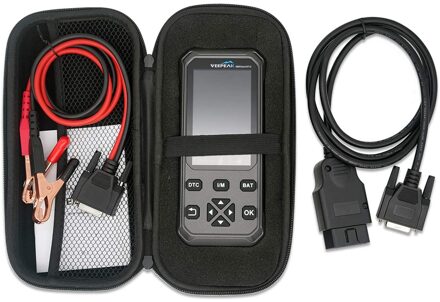 OBD2 Scanner Batterij Tester 2-In-1 Diagnostic Tool Met Opbergtas, Obd Ii Code Reader, I/M En 12V Accu Systeem