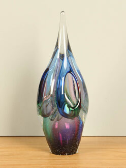 Obelisk blauw, 30 cm