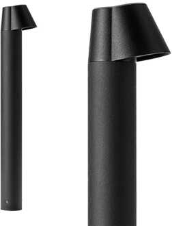 Oberon DL LED Sokkellamp - 60 cm - 9 Watt - 228 Lumen - 3000K warm wit - 12V - 6-Staps Dimbaar - Staande Buitenlamp - IP44 Waterdicht - Padverlichting - Antraciet