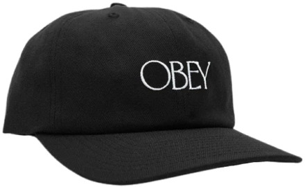 Obey Bishop 6 panel Grijs - One size
