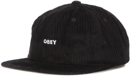 Obey Bold Cord Strapback Pet Obey , Black , Heren - ONE Size