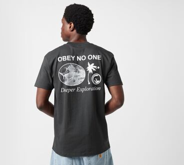 Obey Deeper Exploration T-Shirt, grijs - S