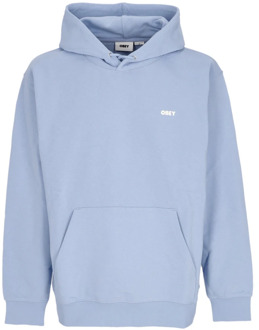 Obey Gedurfde Hood French Terry Hoodie Obey , Blue , Heren - Xl,M,S,Xs