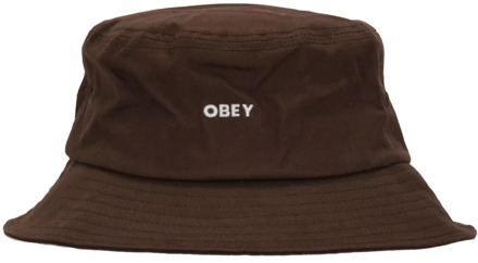 Obey Hats Obey , Brown , Heren - ONE Size