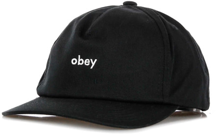 Obey Platte Klep Snapback Cap Obey , Black , Heren - ONE Size