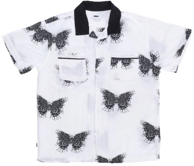Obey Short Sleeve Shirts Obey , White , Heren - Xl,L