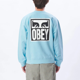Obey Sweatshirt Obey , Blue , Heren - XL